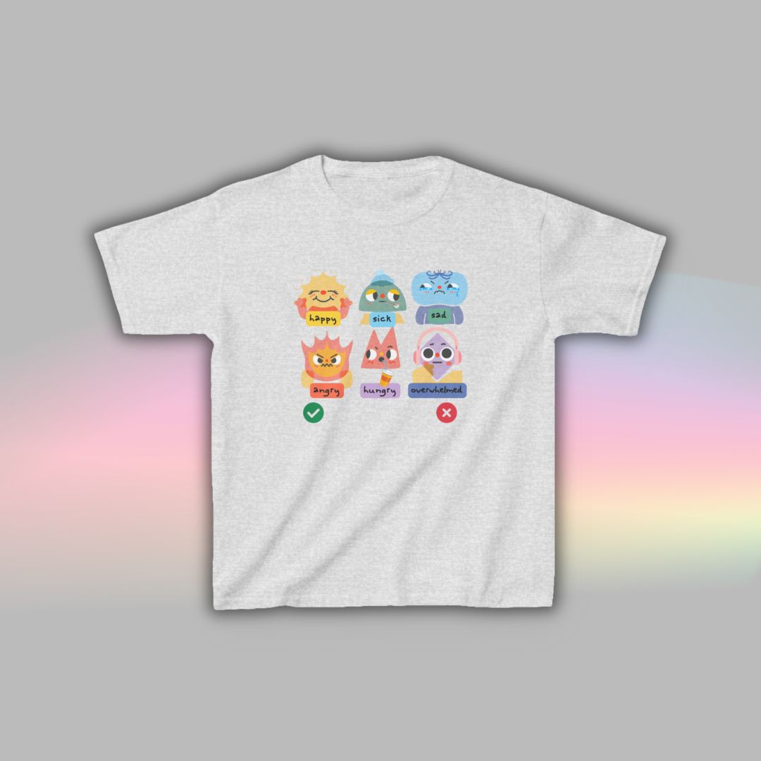 Kids Neurodiversity T Shirt | Autism Shirt | Autism Visuals Riso
