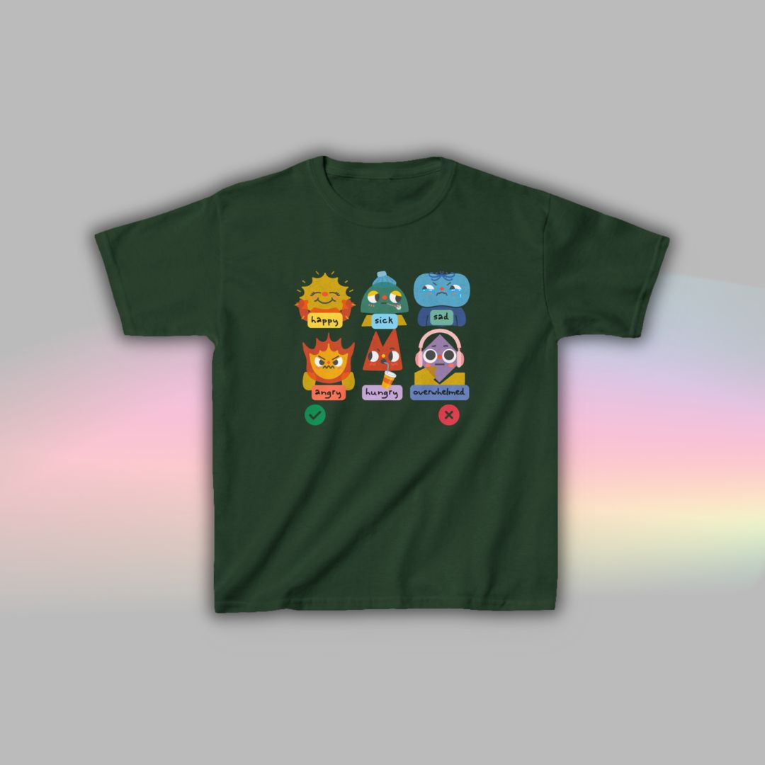 Kids Neurodiversity T Shirt | Autism Shirt | Autism Visuals Riso