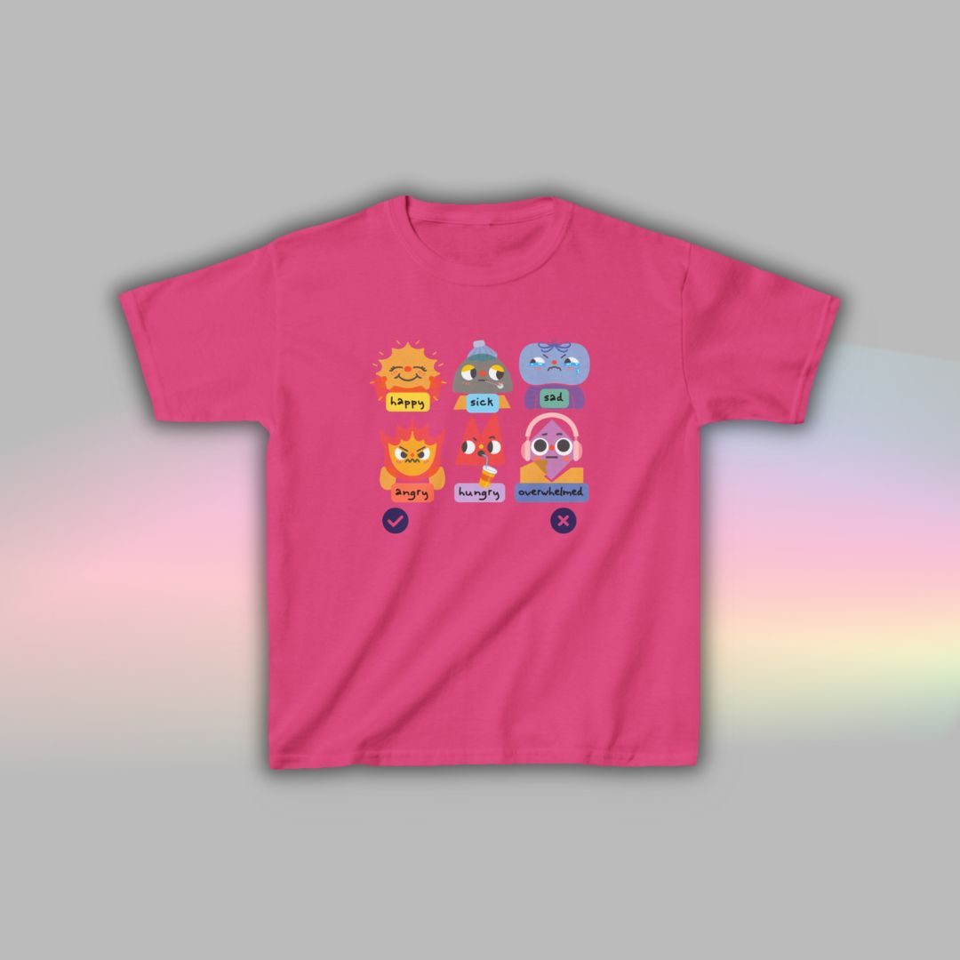 Kids Neurodiversity T Shirt | Autism Shirt | Autism Visuals Riso