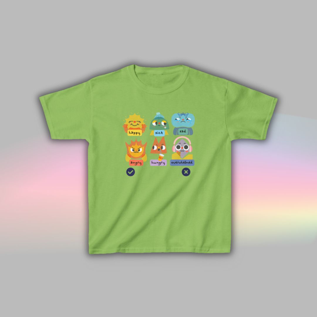 Kids Neurodiversity T Shirt | Autism Shirt | Autism Visuals Riso