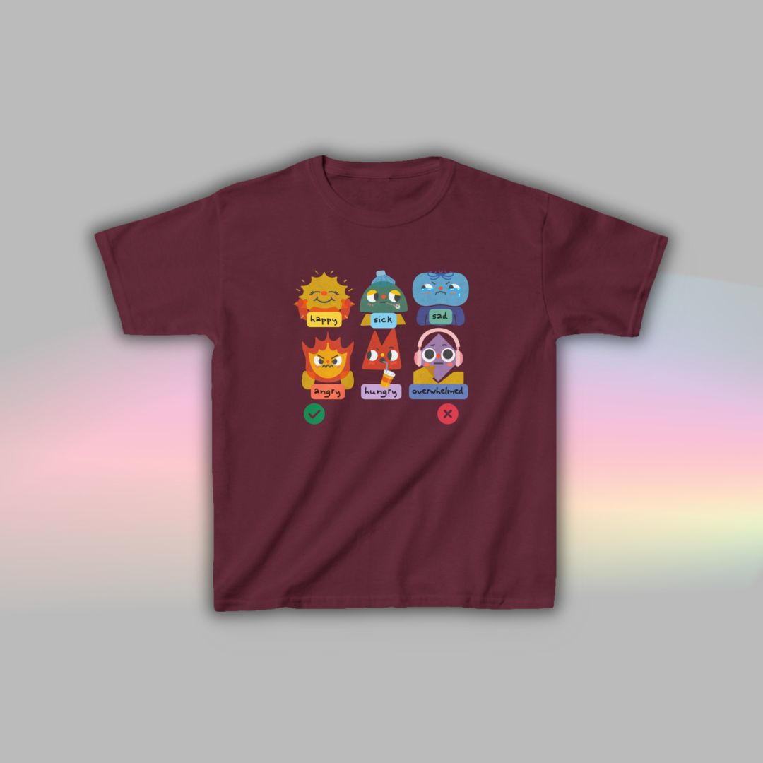 Kids Neurodiversity T Shirt | Autism Shirt | Autism Visuals Riso