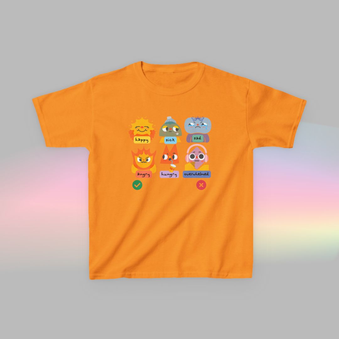 Kids Neurodiversity T Shirt | Autism Shirt | Autism Visuals Riso
