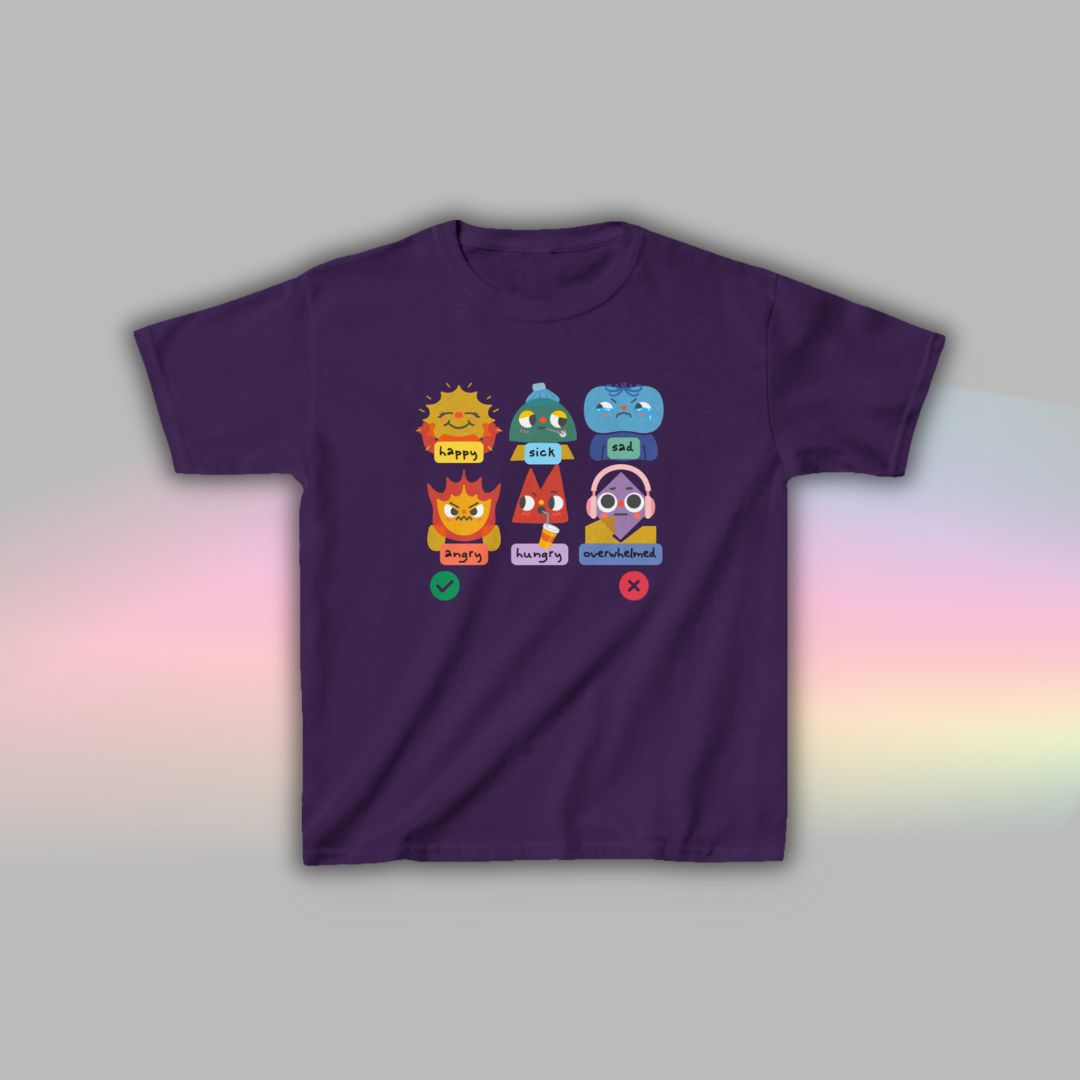 Kids Neurodiversity T Shirt | Autism Shirt | Autism Visuals Riso