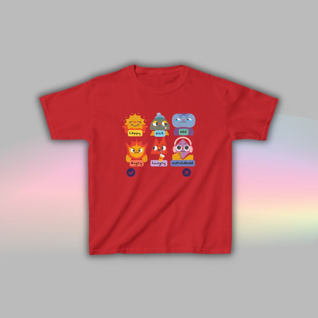 Kids Neurodiversity T Shirt | Autism Shirt | Autism Visuals Riso