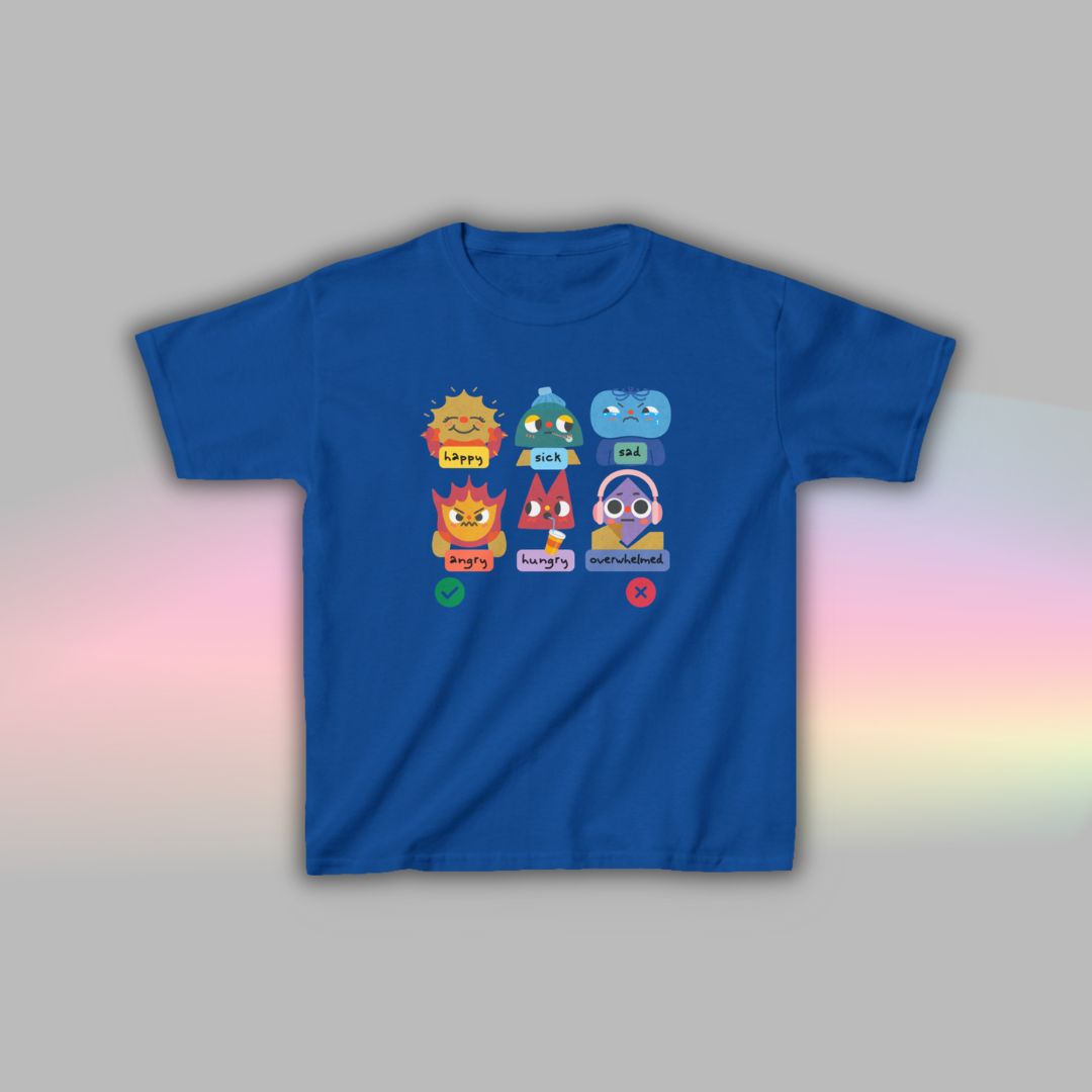 Kids Neurodiversity T Shirt | Autism Shirt | Autism Visuals Riso