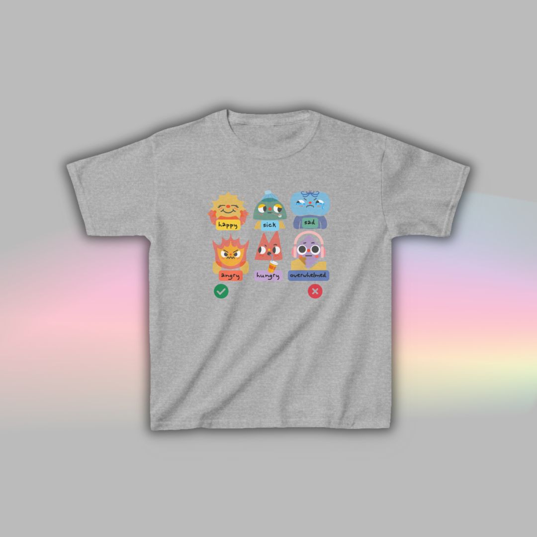 Kids Neurodiversity T Shirt | Autism Shirt | Autism Visuals Riso